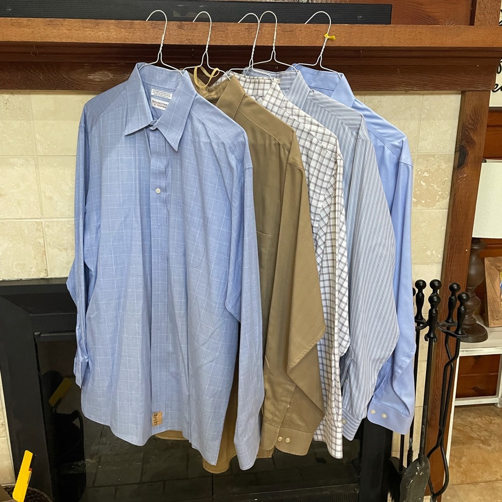Tall Men’s Dress Shirts 17 x 35